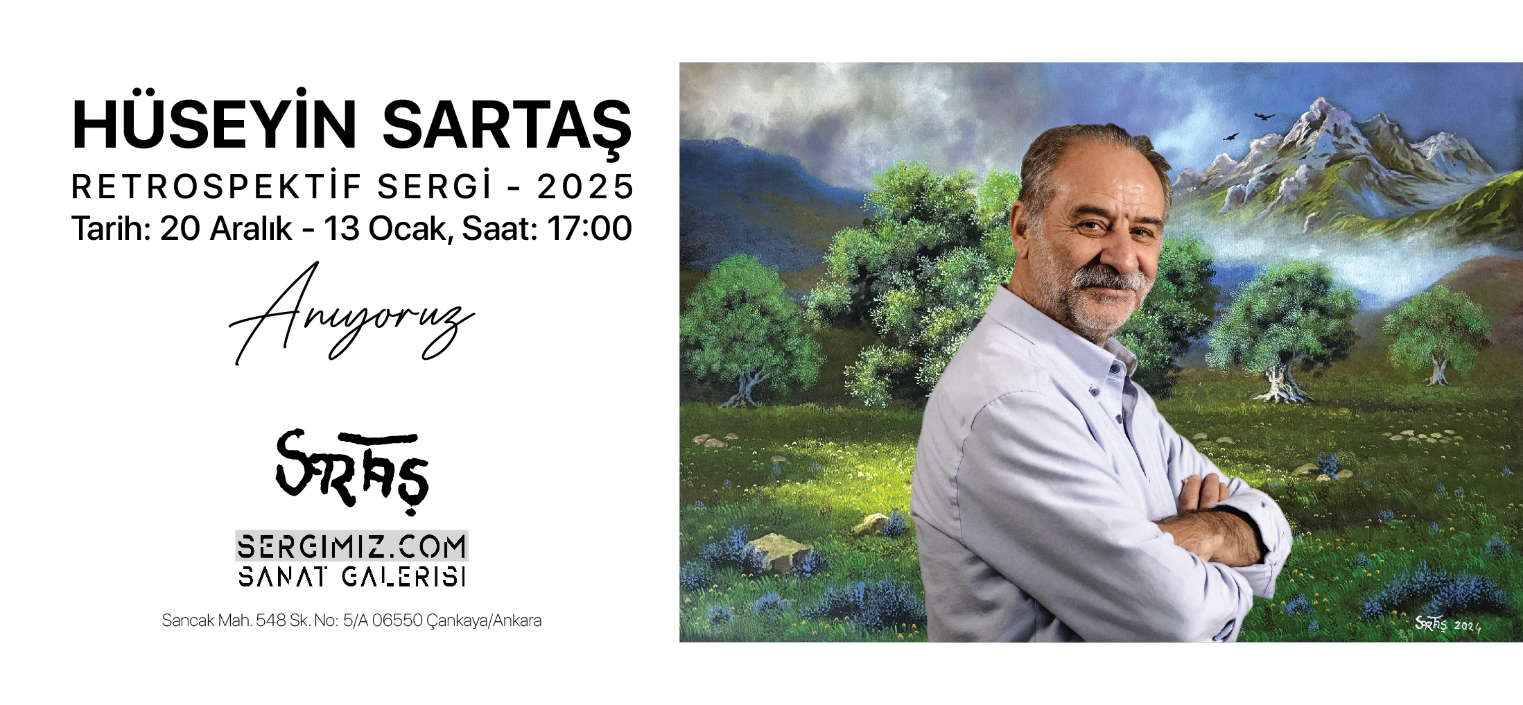 HÜSEYİN SARTAŞ RETROSPEKTİF SERGİSİ